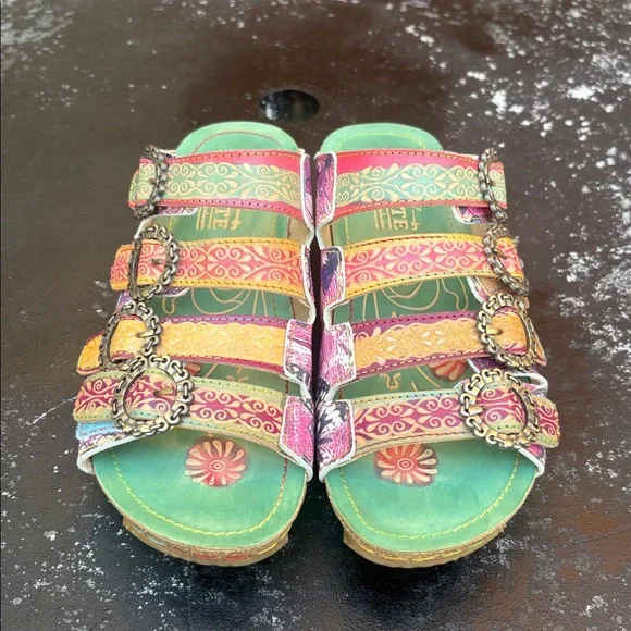 L’ARTISTE Spring Step Multicolor Women's Sandals size 36 - Picture 5 of 9